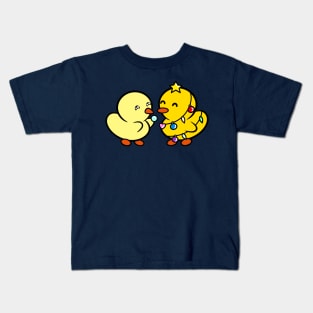 Duckie and Duck's Christmas Kids T-Shirt